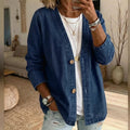⏳Time-Limited Special⏰Women's Classic Button Front Denim Jacket